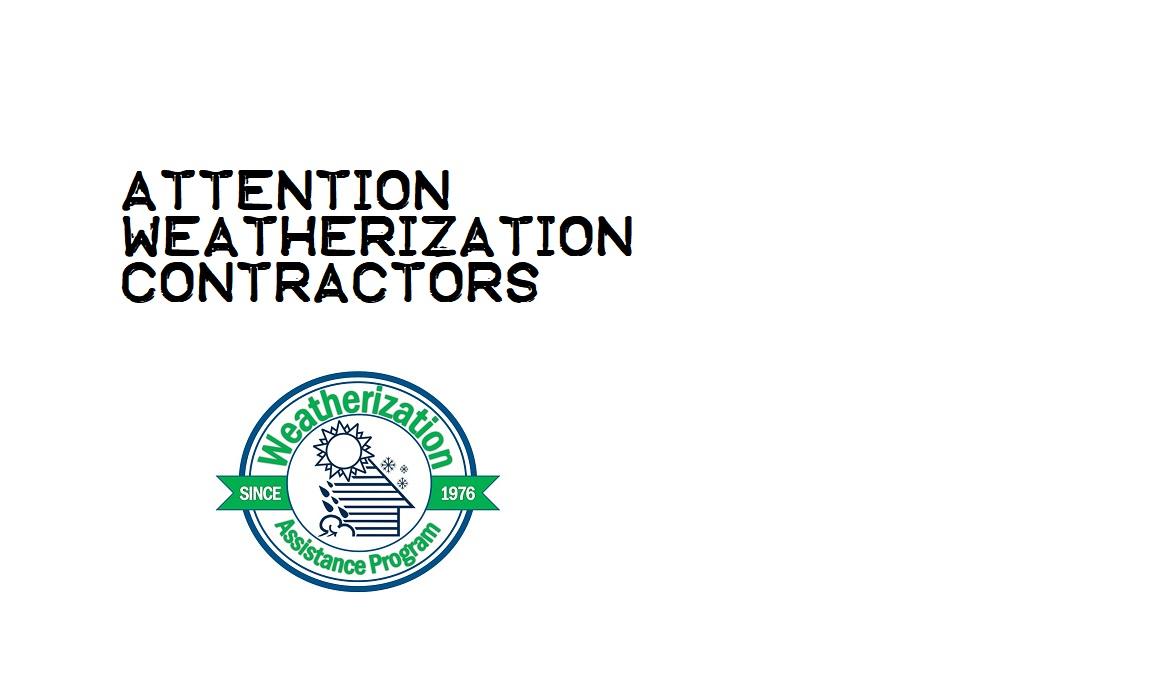 Weatherization In-Person Procurement Meeting
